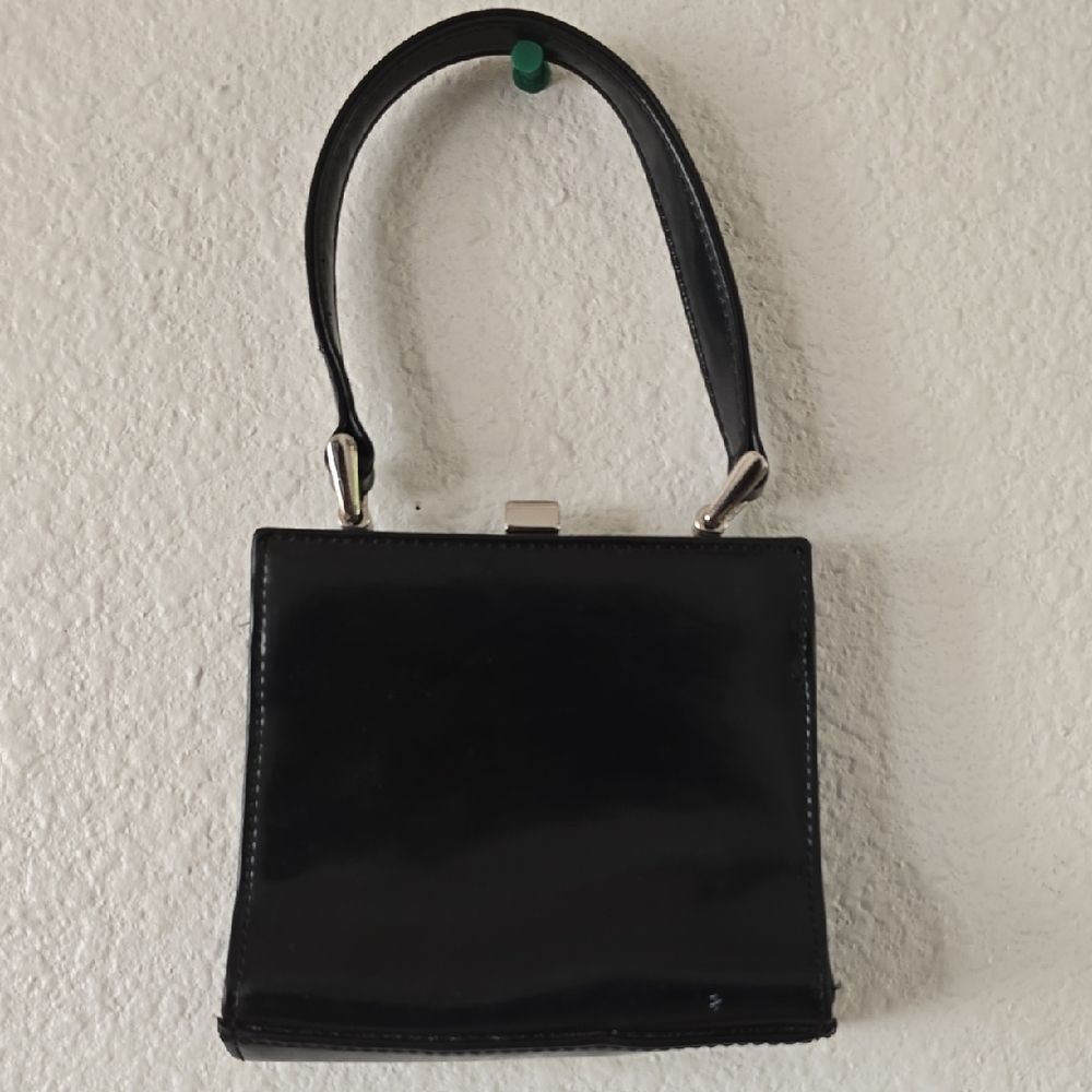 Nine West Glossy Black Mini Bag